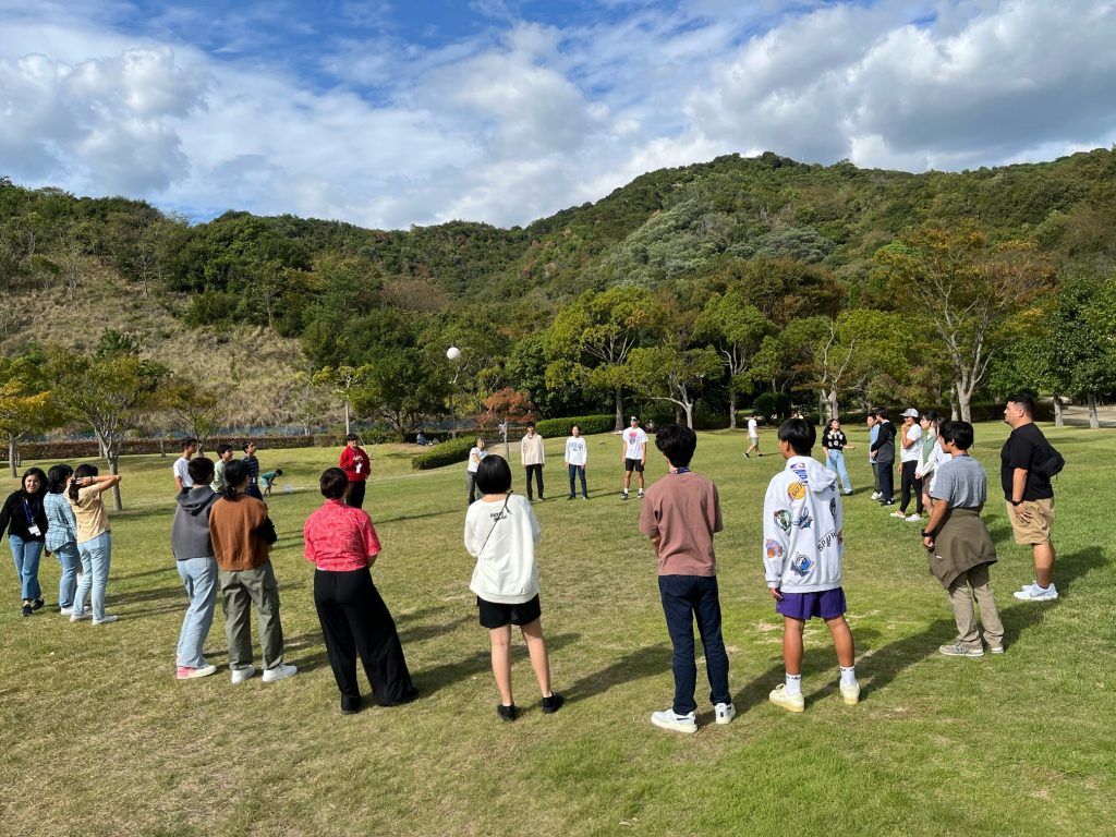 みんなでバレーボール